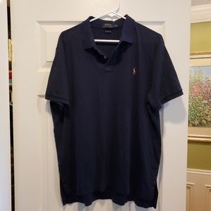 Navy Men's Polo Ralph Lauren Pima Soft Touch Polo